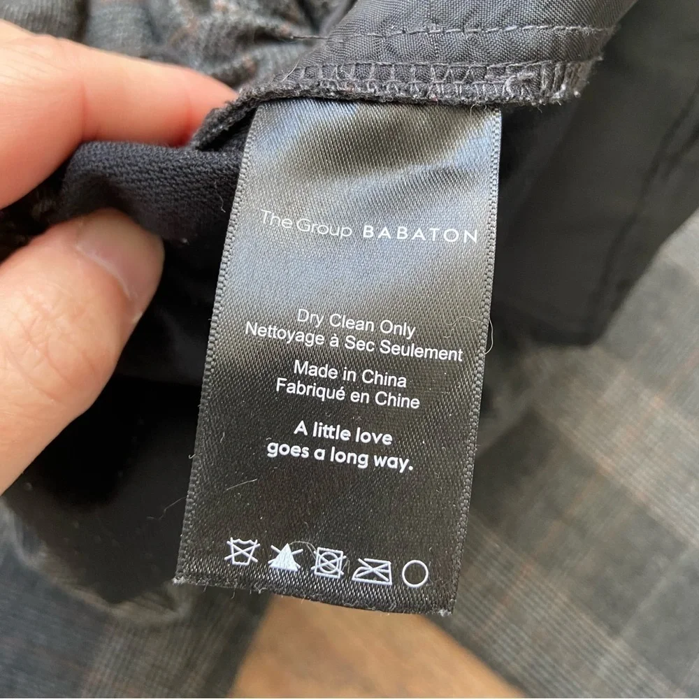 Babaton Grey Plaid Jimmy Pant - Picture 5 of 14
